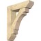 Ekena Millwork Merced Slat Rough Sawn Bracket w/ Offset Brace, Douglas Fir, 8"W x 30"D x 36"H BKT0806X30X36MRC06RDF - alternate 1